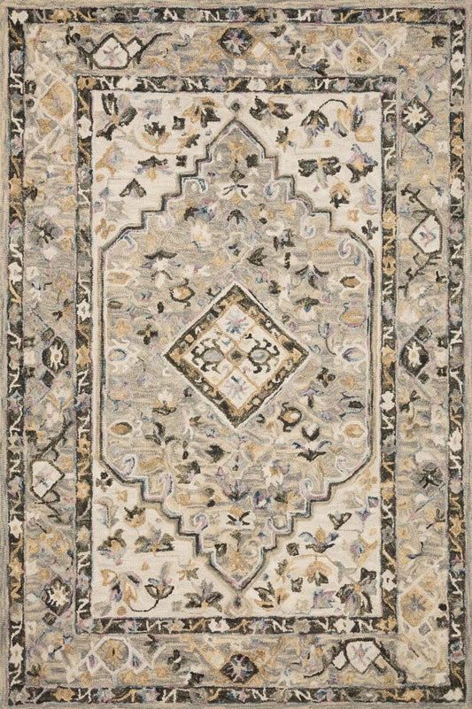 Loloi Beatty Bea-01 Grey / Ivory Area Rug