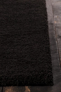 Chandra Bella Bel-51404 Black Shag Area Rug