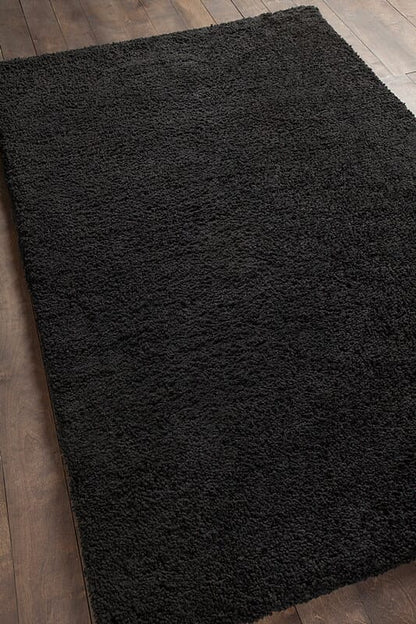 Chandra Bella Bel-51404 Black Shag Area Rug