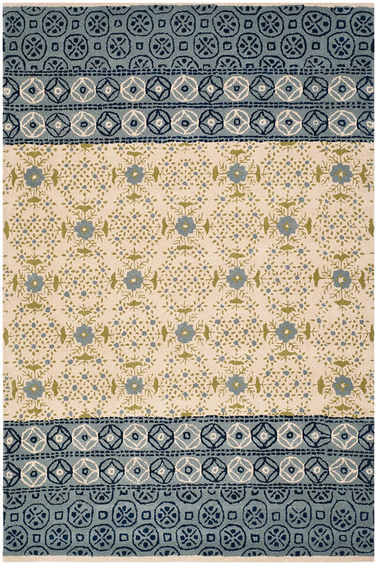 Safavieh Bella Bel119A Ivory / Blue Area Rug