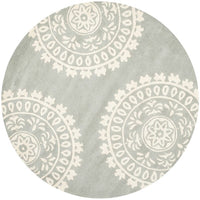 Safavieh Bella Bel121A Grey / Ivory Geometric Area Rug