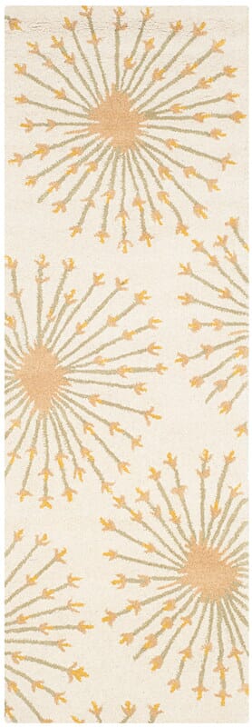 Safavieh Bella Bel123A Beige / Gold Floral / Country Area Rug