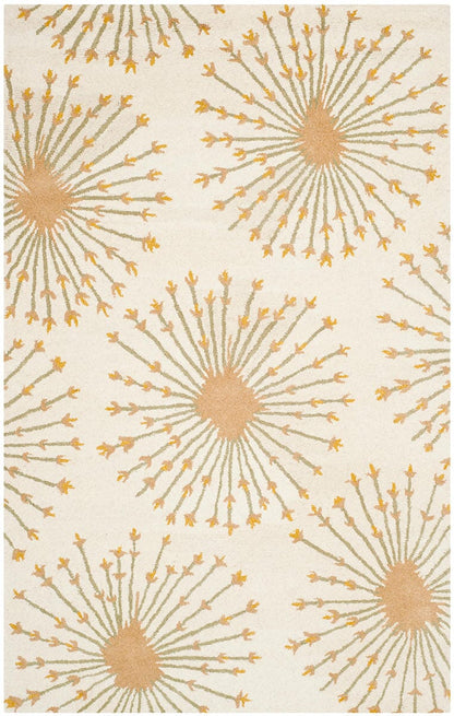 Safavieh Bella Bel123A Beige / Gold Floral / Country Area Rug