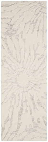 Safavieh Bella Bel129A Silver / Ivory Geometric Area Rug