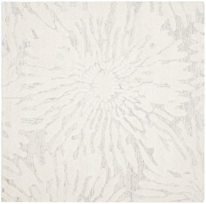 Safavieh Bella Bel129A Silver / Ivory Geometric Area Rug