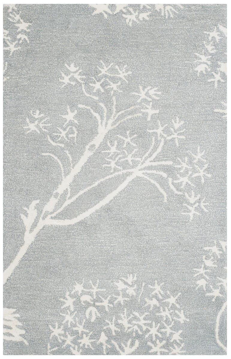 Safavieh Bella Bel131A Light Blue / Ivory Floral / Country Area Rug