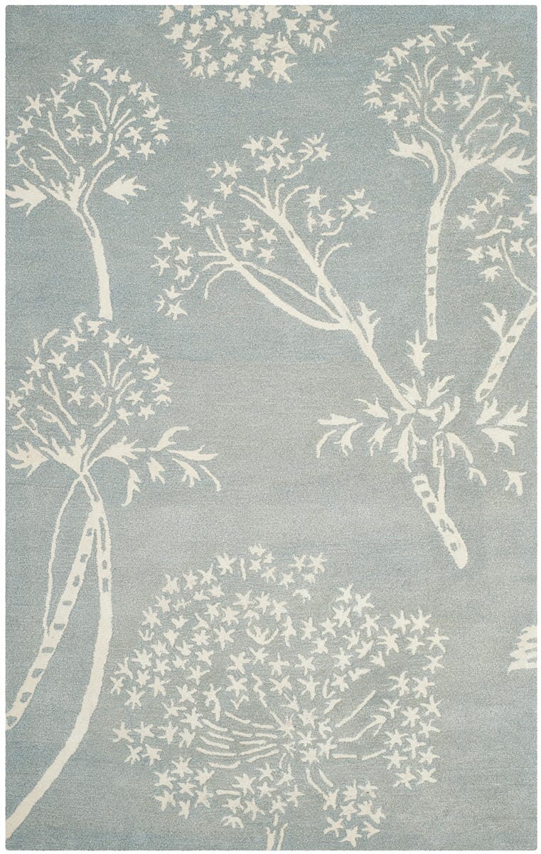 Safavieh Bella Bel131A Light Blue / Ivory Floral / Country Area Rug