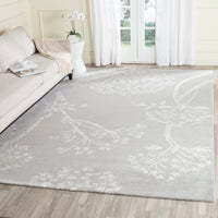 Safavieh Bella Bel131B Grey / Ivory Floral / Country Area Rug