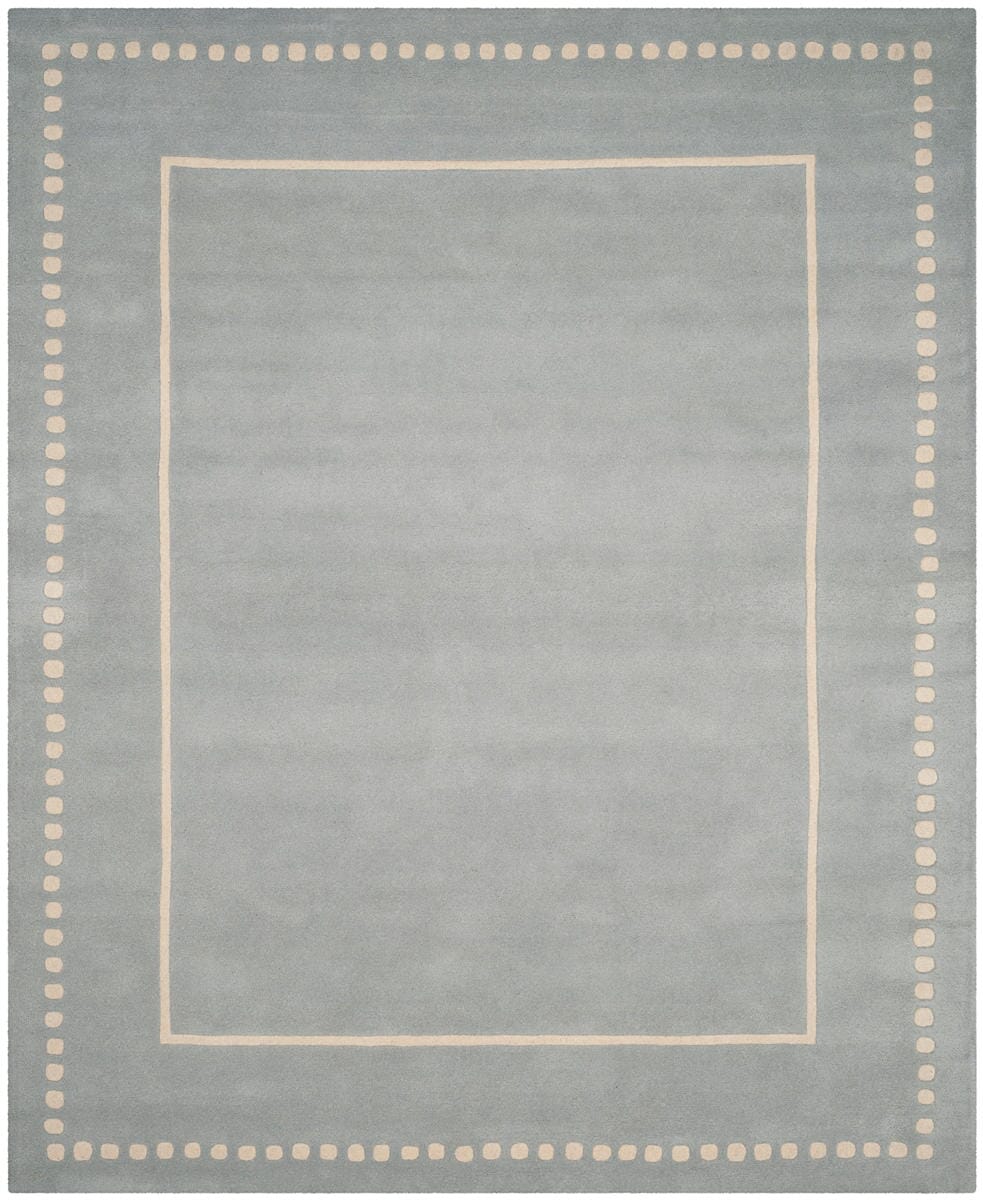 Safavieh Bella Bel151A Light Blue / Ivory Bordered Area Rug