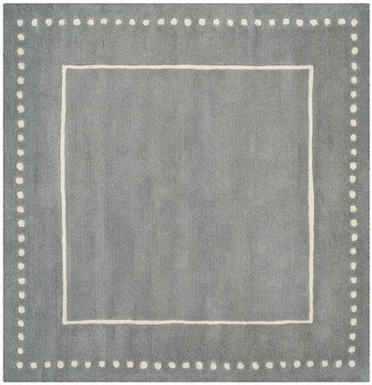 Safavieh Bella Bel151D Silver / Ivory Bordered Area Rug