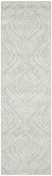 Safavieh Bella Bel445A Silver / Ivory Damask Area Rug