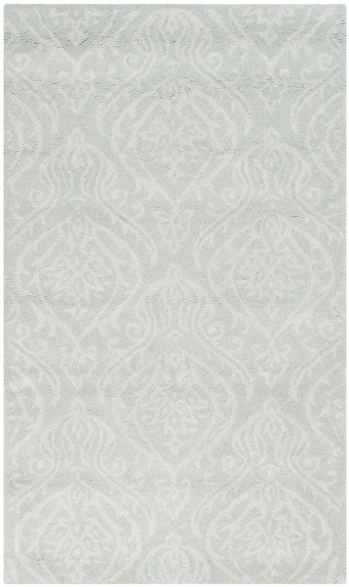 Safavieh Bella Bel445A Silver / Ivory Damask Area Rug