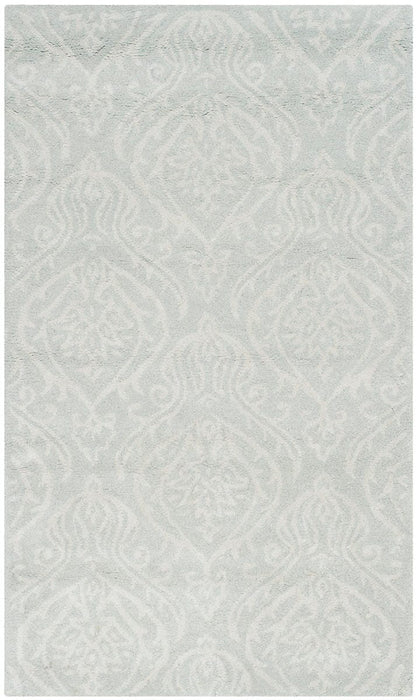 Safavieh Bella Bel445A Silver / Ivory Damask Area Rug