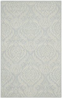 Safavieh Bella Bel445A Silver / Ivory Damask Area Rug