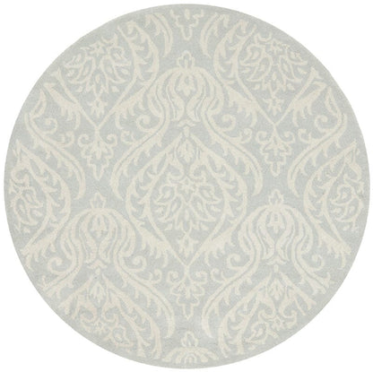 Safavieh Bella Bel445A Silver / Ivory Damask Area Rug