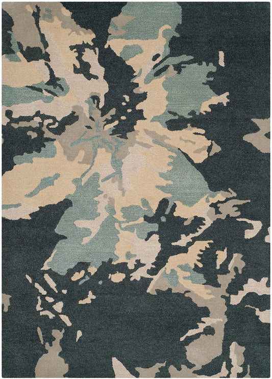 Safavieh Bella Bel670A Steel Blue Floral / Country Area Rug