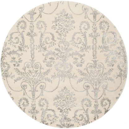 Safavieh Bella Bel917A Ivory / Grey Damask Area Rug