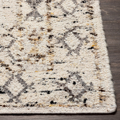 Surya Bremen Ben-2300 Cream, Medium Gray, Charcoal, Black Area Rug