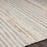 Surya Bremen Ben-2302 Cream, Light Gray, Beige, Dark Brown Rugs.