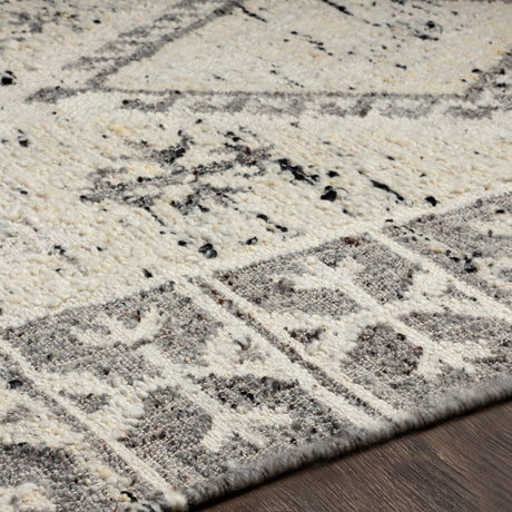 Surya Bremen Ben-2304 Cream, Medium Gray, Charcoal, Black Rugs.