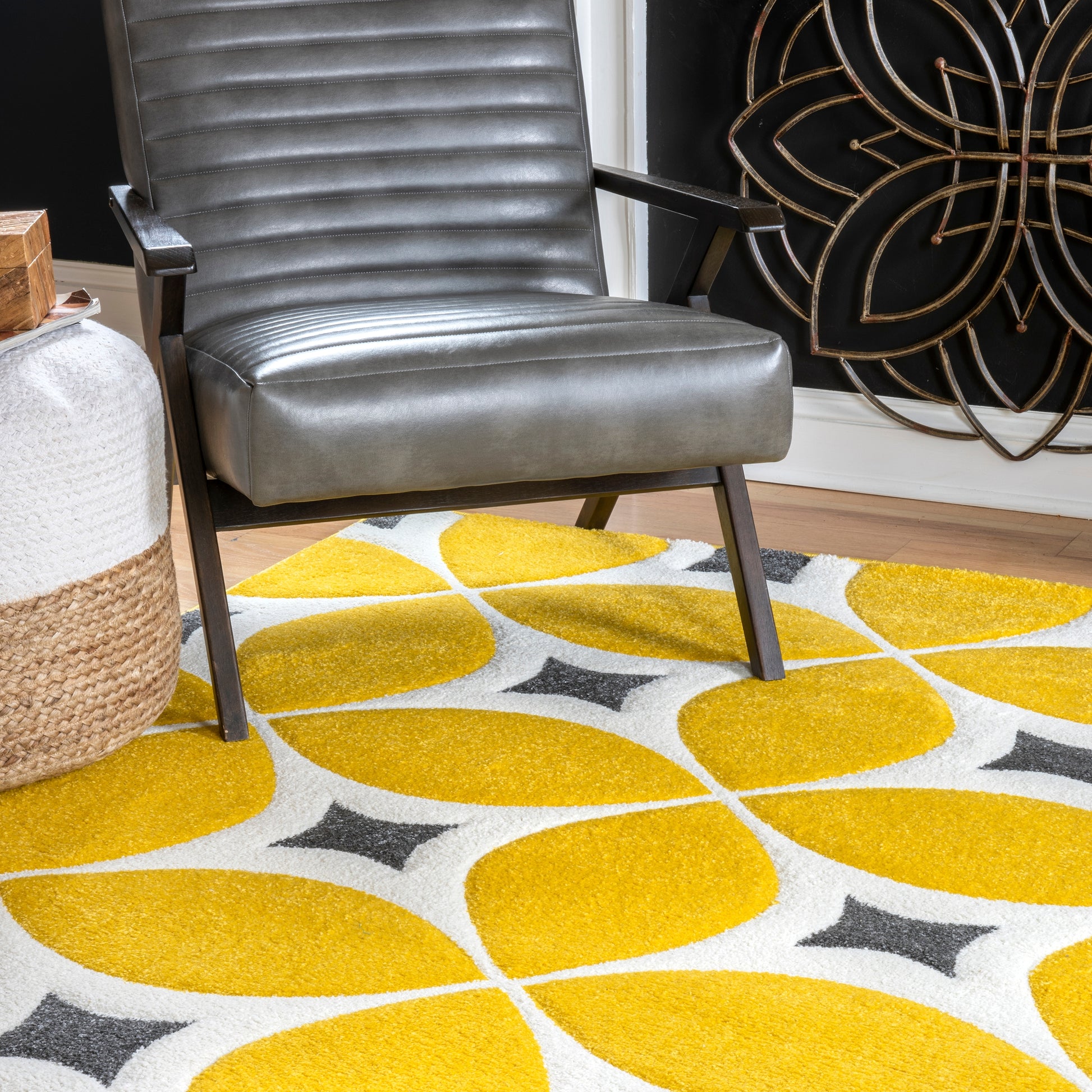 Nuloom Gabriela Trellis Nga1564F Sunflower Area Rug