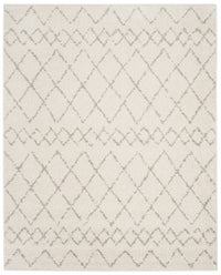 Safavieh Berber Shag Ber165C Cream / Light Grey Moroccan Area Rug