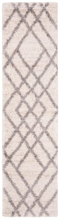 Safavieh Berber Shag Ber214A Cream / Grey Moroccan Area Rug