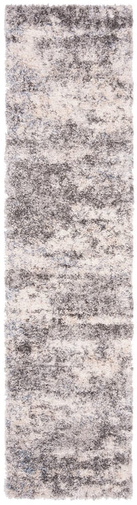 Safavieh Berber Shag Ber219G Grey / Cream Organic / Abstract Area Rug