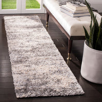 Safavieh Berber Shag Ber219G Grey / Cream Organic / Abstract Area Rug