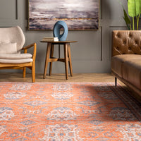 AreaRugs.com Wavaj Nwa1168A Rust Area Rug