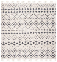 Safavieh Berber Fringe Shag Bfg516A Cream / Dark Grey Moroccan Area Rug