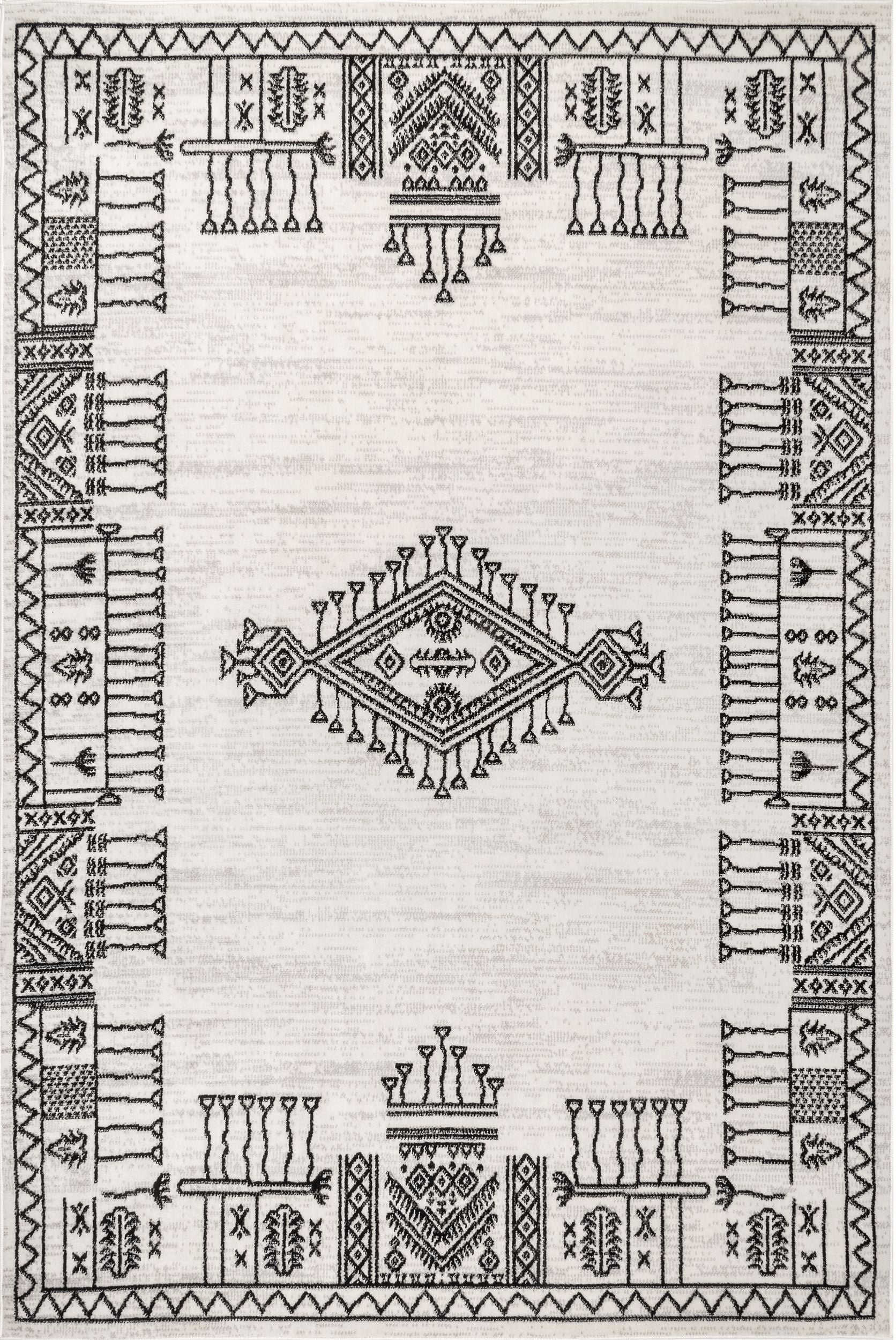 Nuloom Carey Global Inspired Motif Nca1726A Beige Area Rug