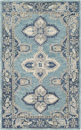 Surya Bonifate Bft-1000 Aqua, Denim, Cream, Beige, Olive Rugs.