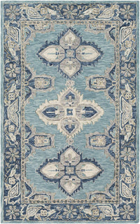 Surya Bonifate Bft-1000 Aqua, Denim, Cream, Beige, Olive Area Rug