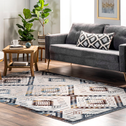 AreaRugs.com Wavaj Nwa1246A Beige Area Rug