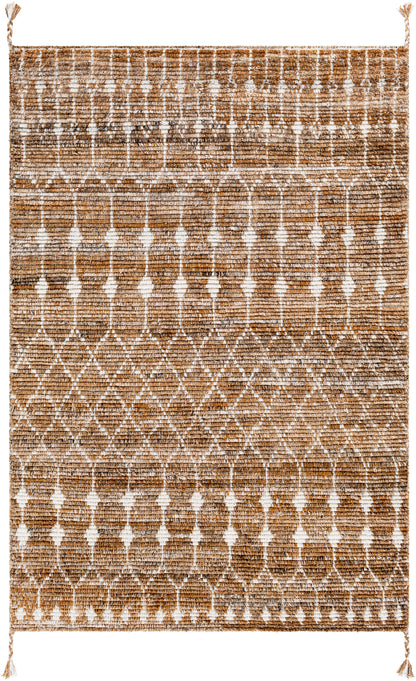 Surya Birch Bhc-2300 Camel, Dark Brown, Charcoal, Cream Area Rug