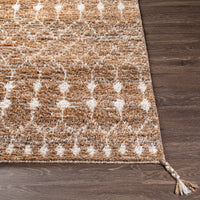 Surya Birch Bhc-2300 Camel, Dark Brown, Charcoal, Cream Area Rug