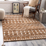Surya Birch Bhc-2300 Camel, Dark Brown, Charcoal, Cream Rugs.