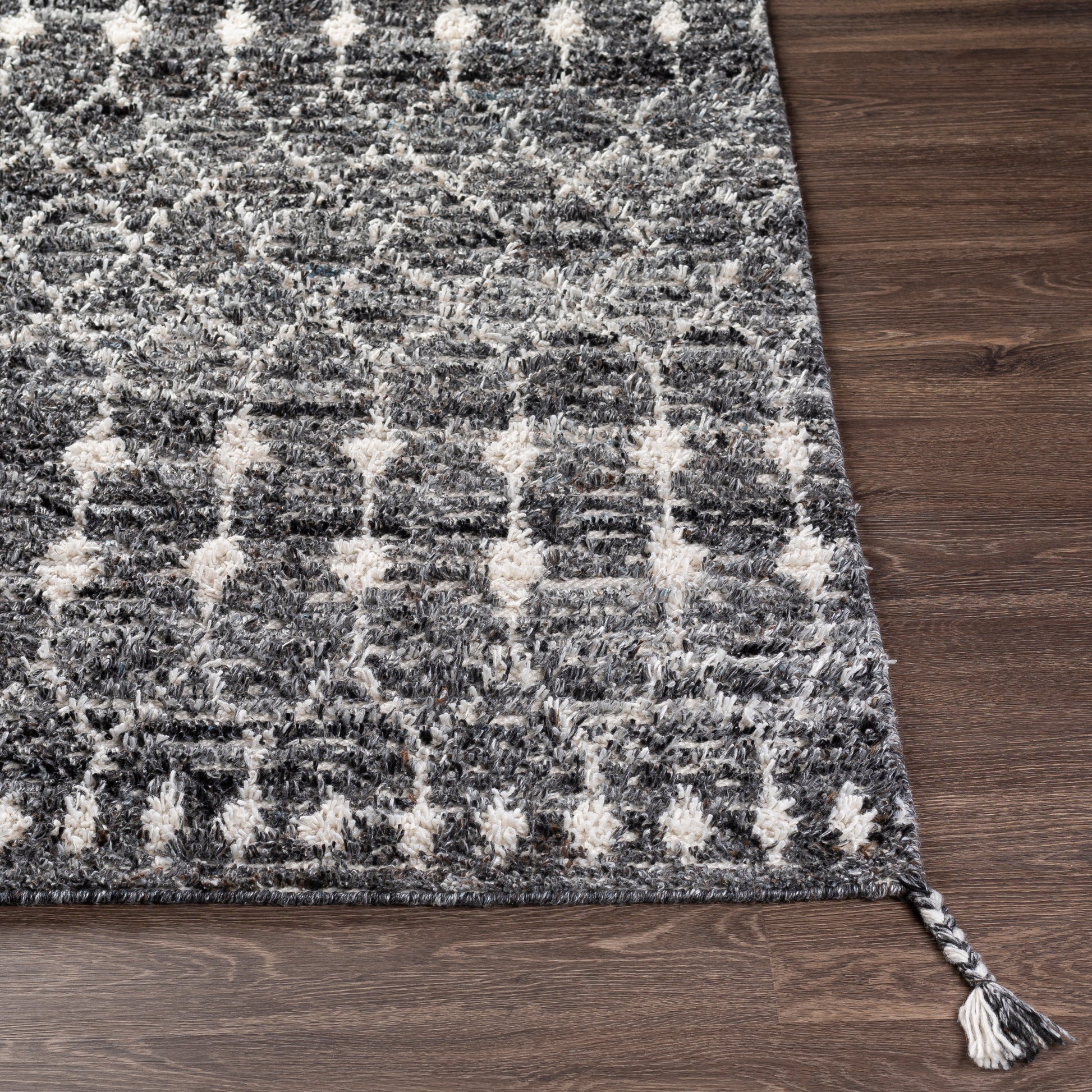 Surya Birch Bhc-2301 Charcoal, Medium Gray, Taupe, Light Gray Area Rug