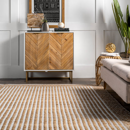 Nuloom Ella And Border Nel3567A Natural Area Rug