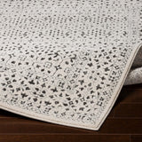 Surya Bahar Bhr-2308 Medium Gray, Charcoal, Beige Rugs.