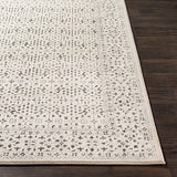 Surya Bahar Bhr-2308 Medium Gray, Charcoal, Beige Rugs.