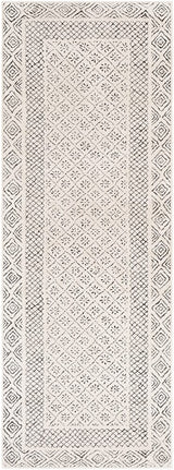 Surya Bahar Bhr-2321 Medium Gray, Beige, Charcoal Rugs.