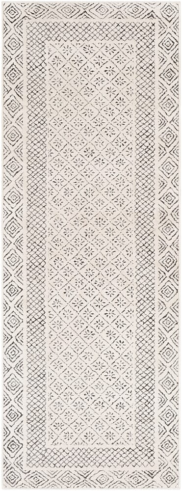 Surya Bahar Bhr-2321 Medium Gray, Beige, Charcoal Rugs.