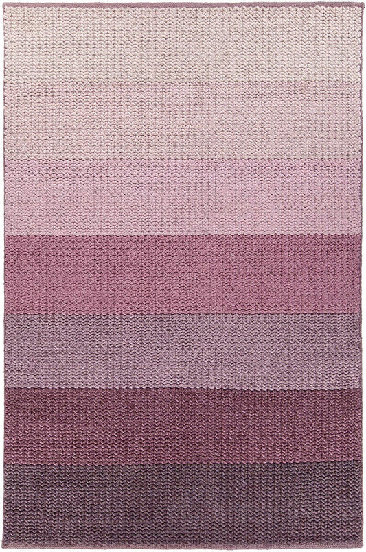 Chandra Bidan Bid37100 Purple Multi Striped Area Rug