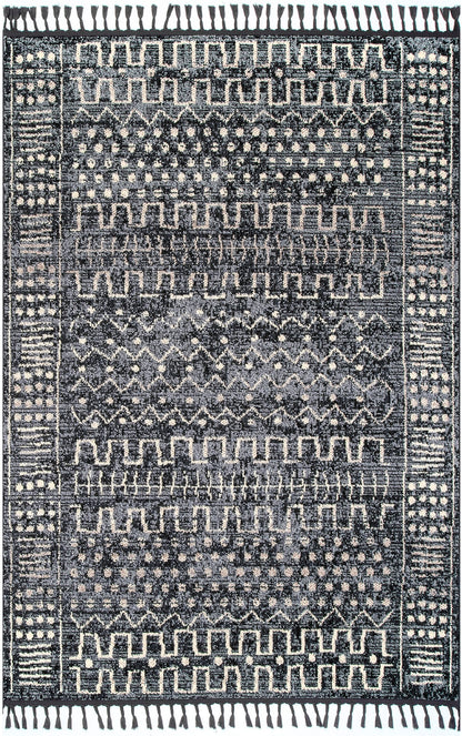 Nuloom Tulia Ethnic Ntu3390A Gray Area Rug