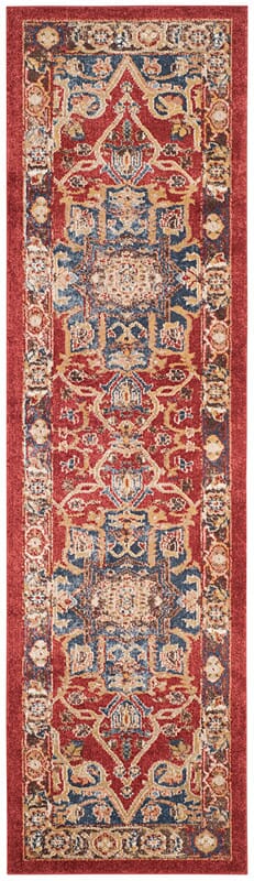 Safavieh Bijar Bij605R Red / Royal Area Rug