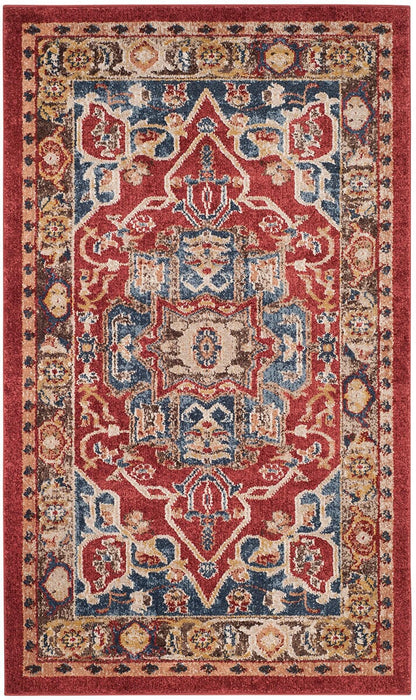 Safavieh Bijar Bij605R Red / Royal Area Rug