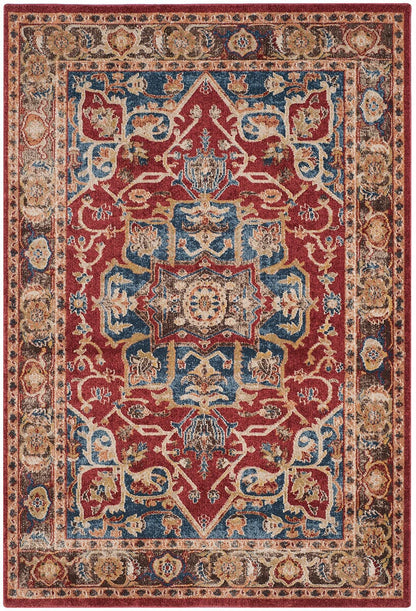 Safavieh Bijar Bij605R Red / Royal Area Rug