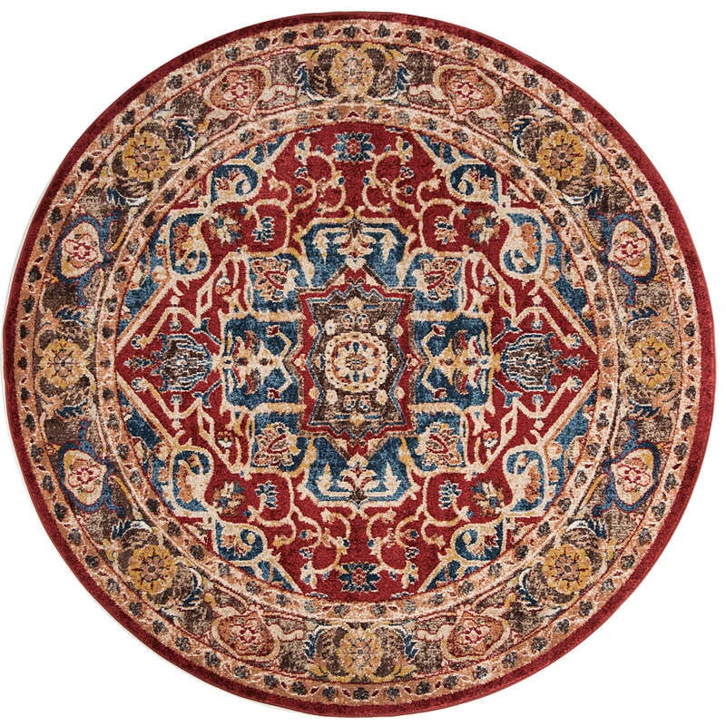 Safavieh Bijar Bij605R Red / Royal Area Rug